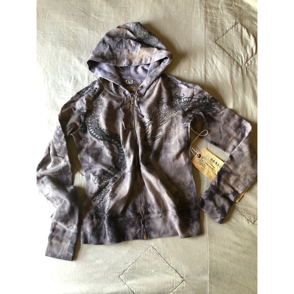 DANANG Drangon tiedye Coinfish hoodie sweatshirt